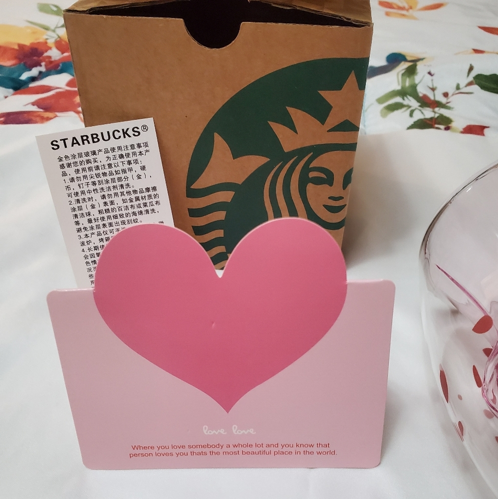 Starbucks Glass Paw Sakura Cherry Blossom Authentic Limited Edition - Picture 6 of 11
